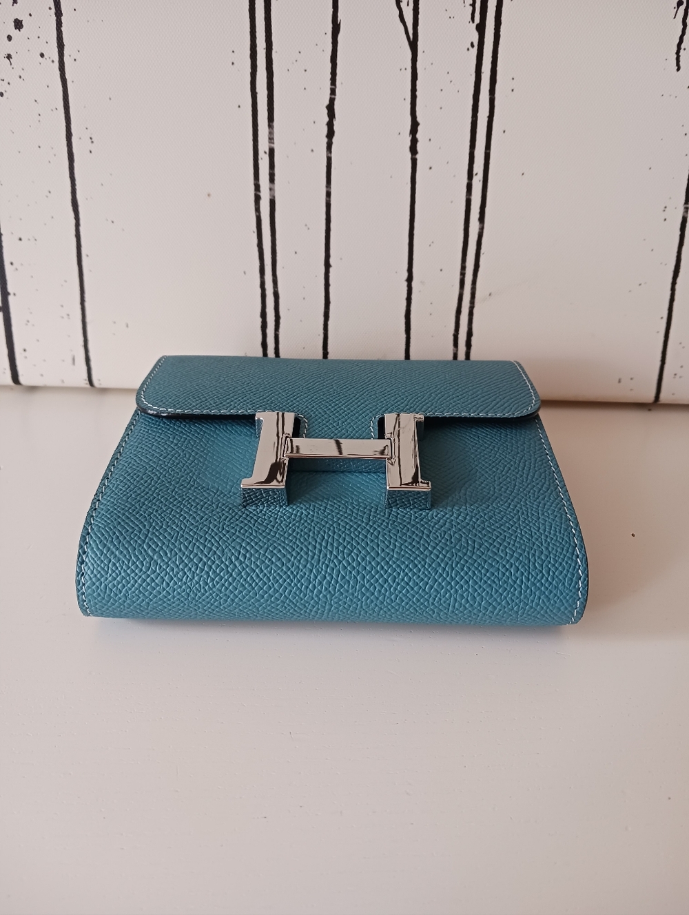 Blue Paon Compact Wallet - Picture 2 of 8